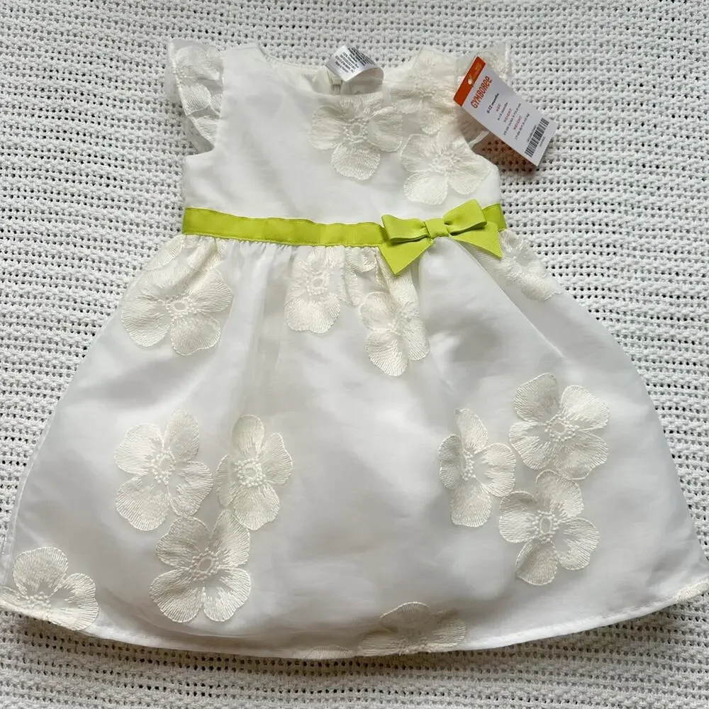 Gymboree Floral embroidered Organza Dress